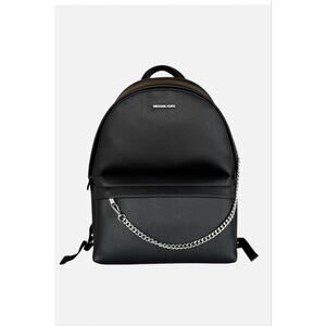 Michael Kors Slater Large Chain Leather Backpack